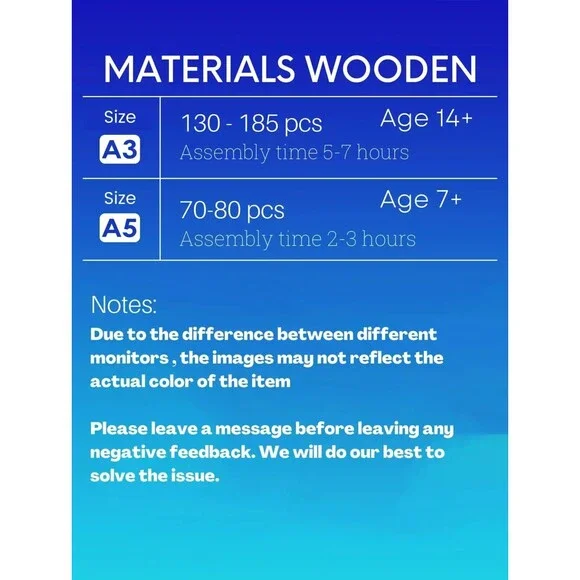 Christmas Tree Wooden Jigsaw Puzzle Tree Shape Adults Kids Small/A5 NIB - Picture 3 of 4